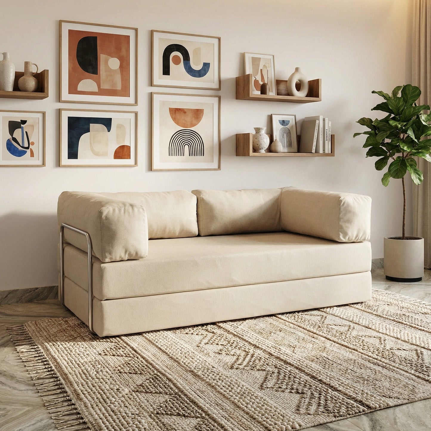 Rio Sofa in Plush Beige (Clearance Stock)