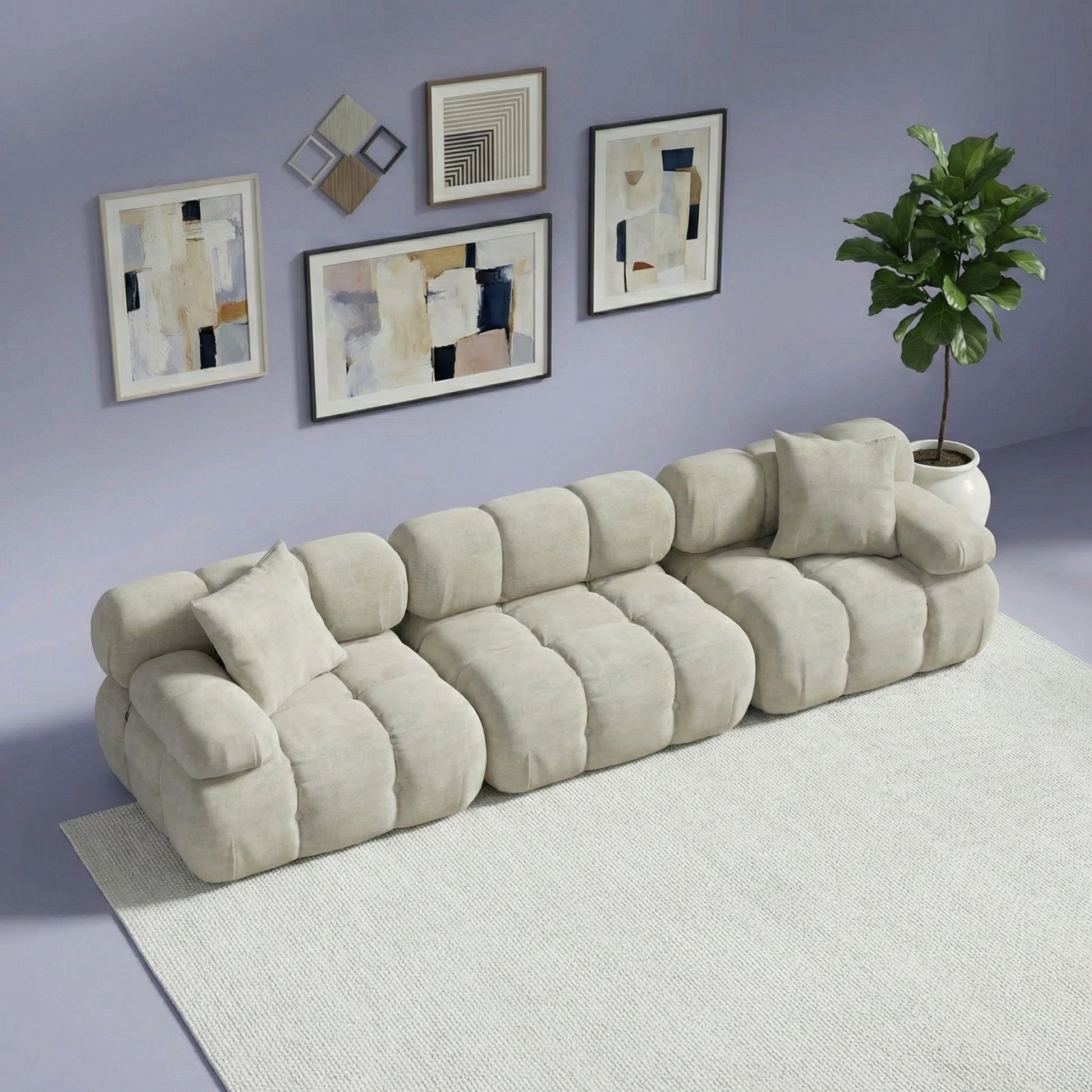 Dune Sofa - Three Seater — side view
