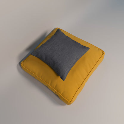 Linen Yellow Floor Cushion