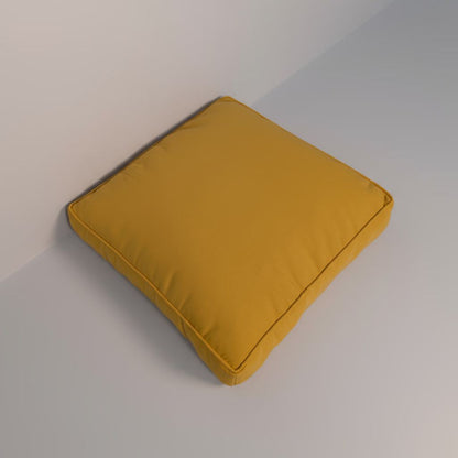 Linen Yellow Floor Cushion