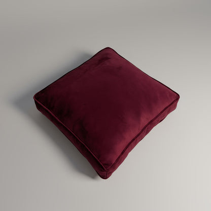 Velvet Maroon Floor Cushion