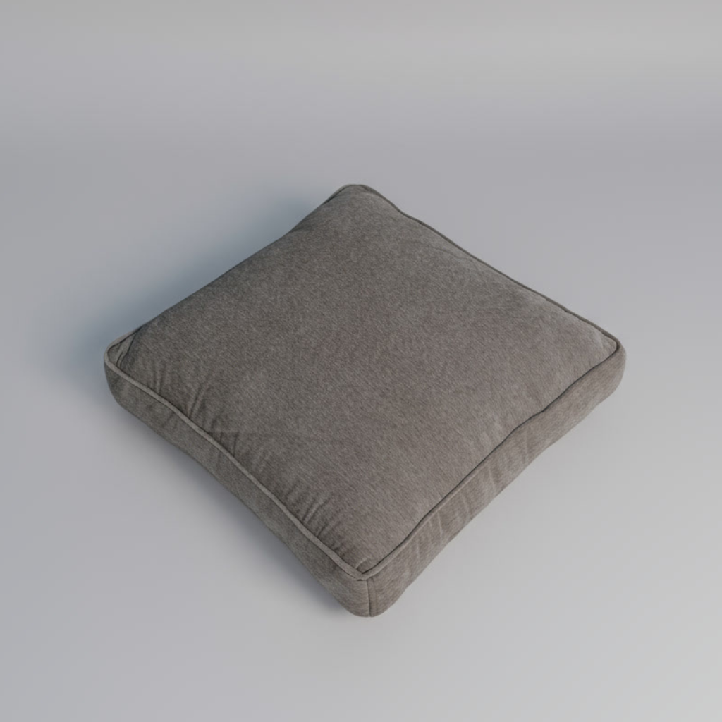 Malfino Silver Floor Cushion