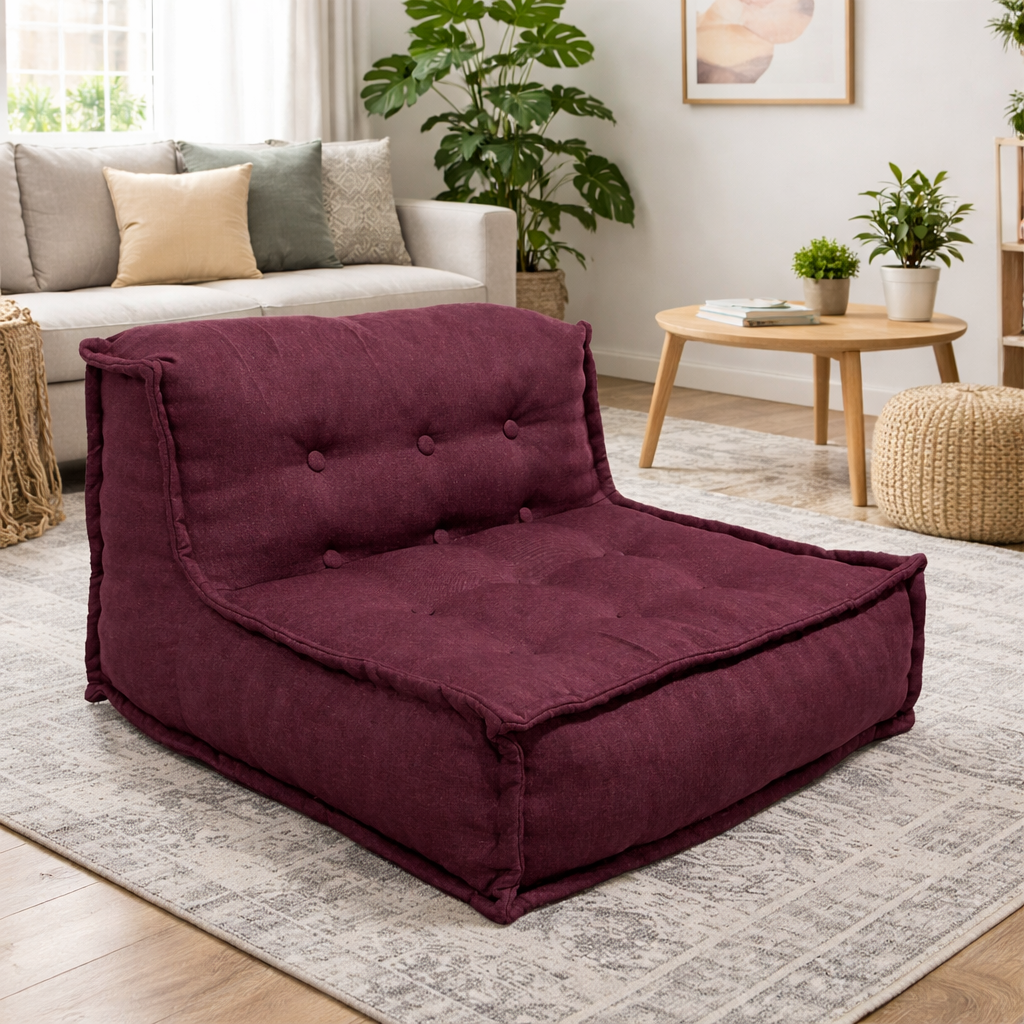 Floor Sofa in Rockford Pink (Clearance Stock)
