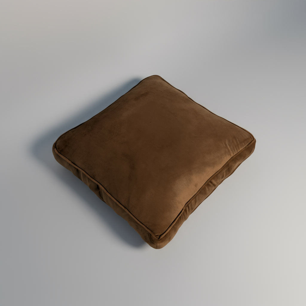 Velvet Copper Floor Cushion
