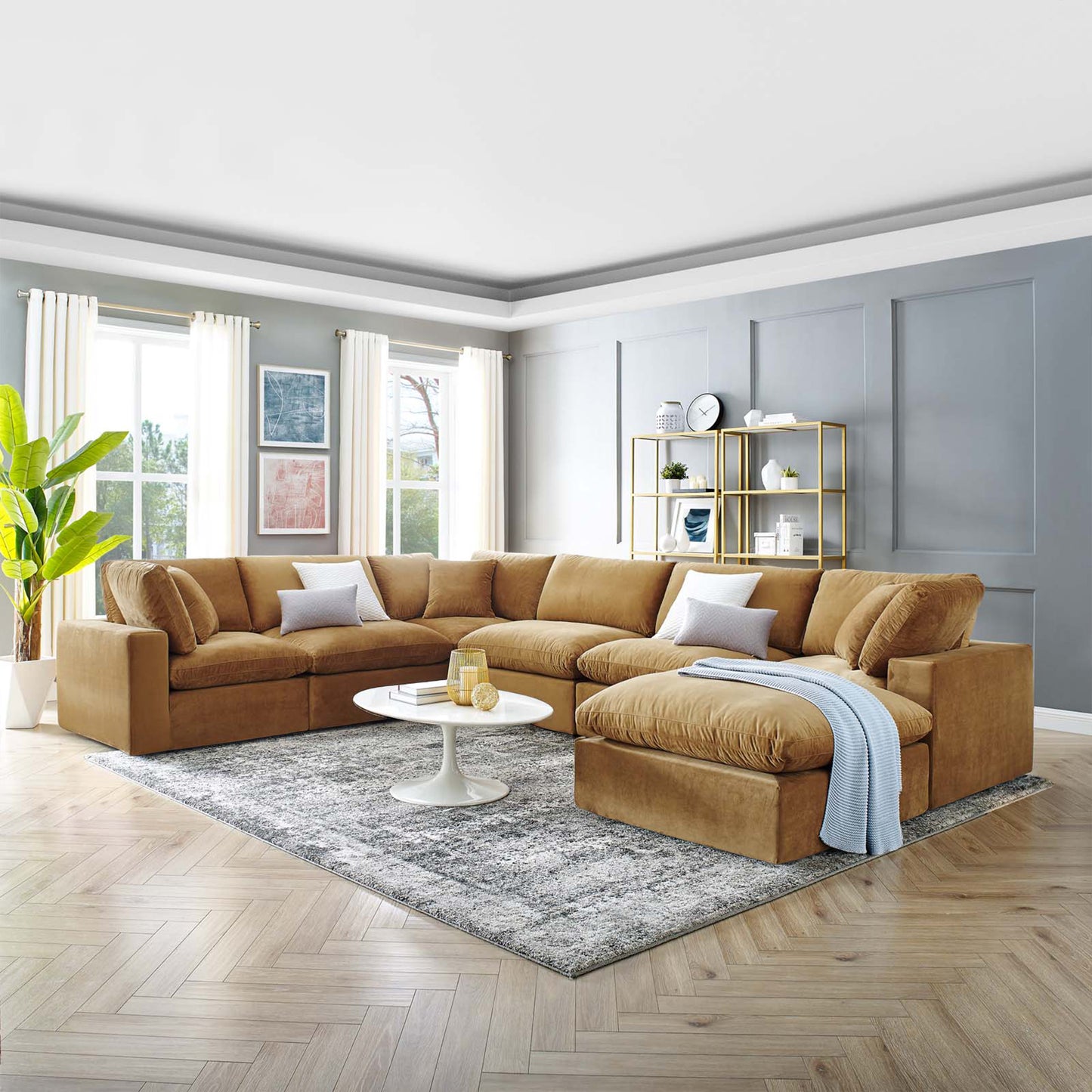 Lux Modular U-Sofa Sectional