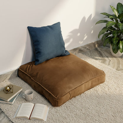 Velvet Copper Floor Cushion