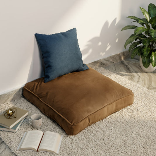 Velvet Copper Floor Cushion