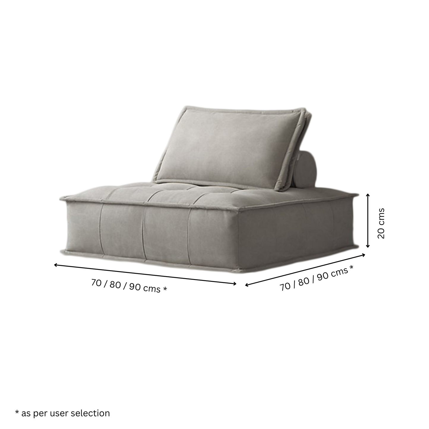 Bangkok Floor Sofa (2 Seater)