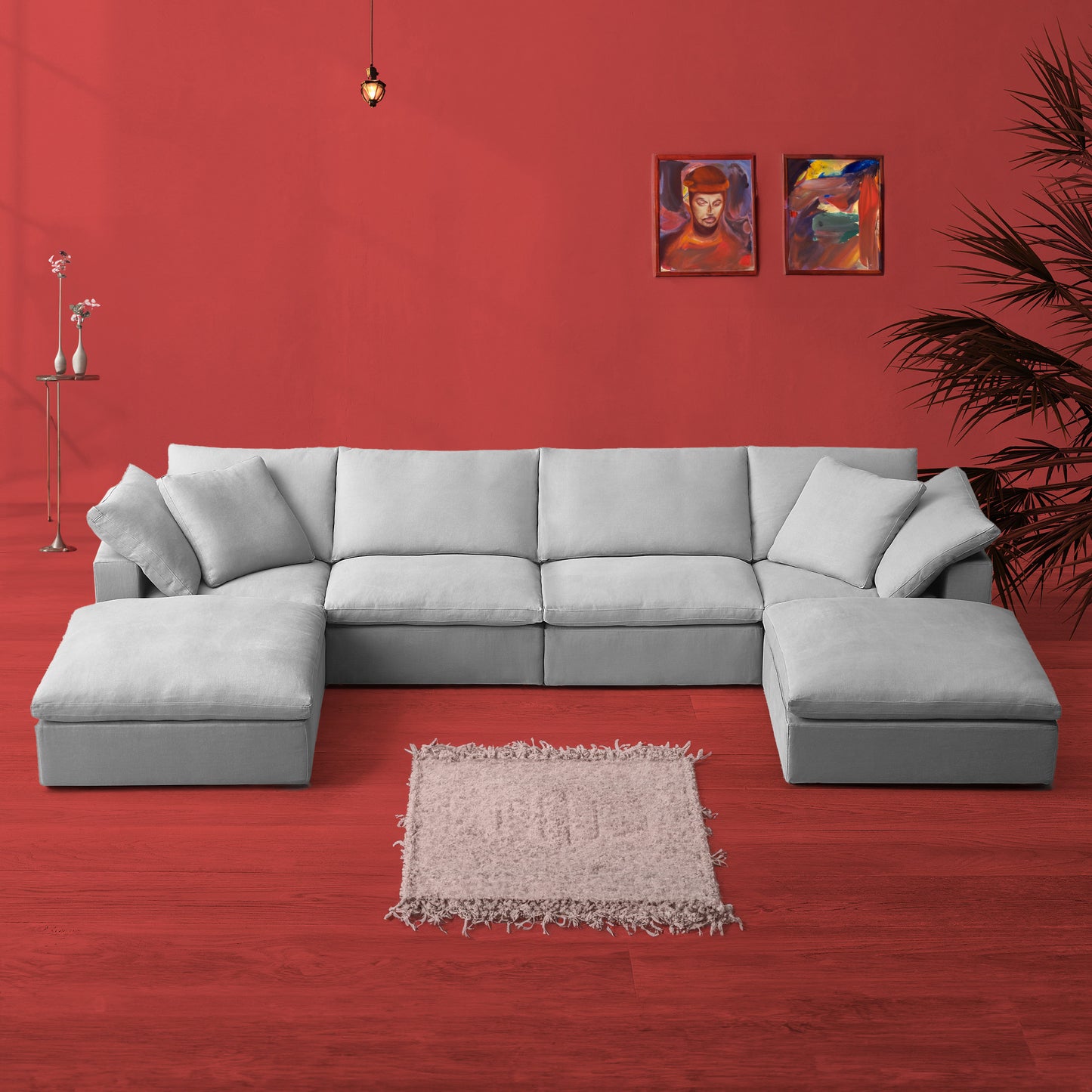 Lux Modular U-Chaise Sectional