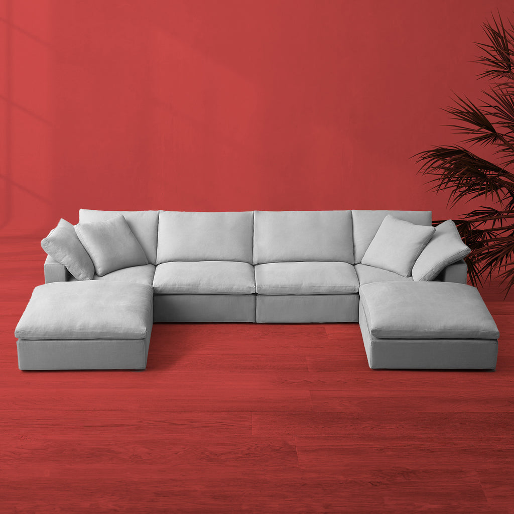 Lux Modular U-Chaise Sectional