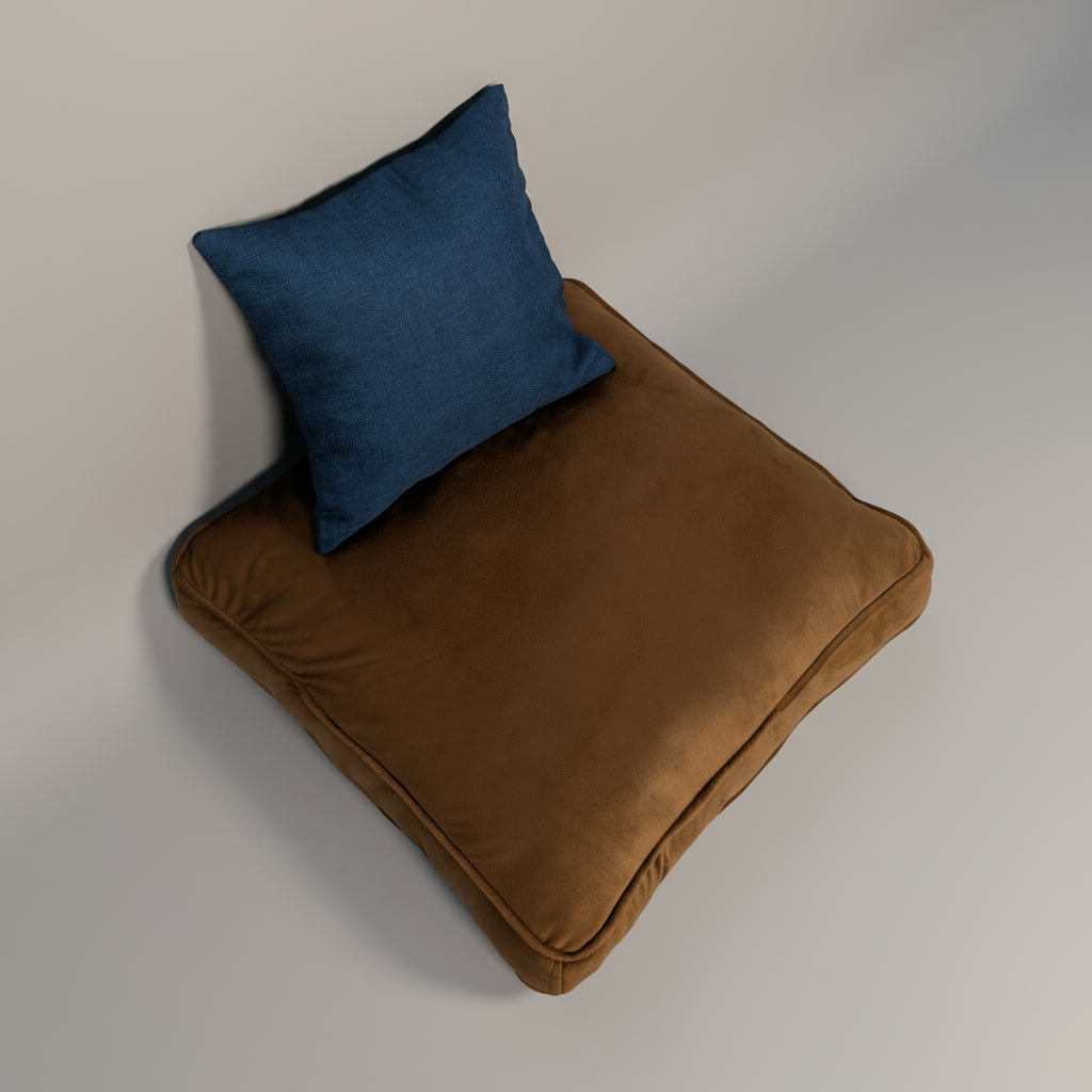 Velvet Copper Floor Cushion