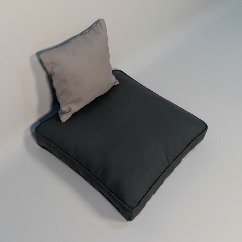 Linen Grey Floor Cushion