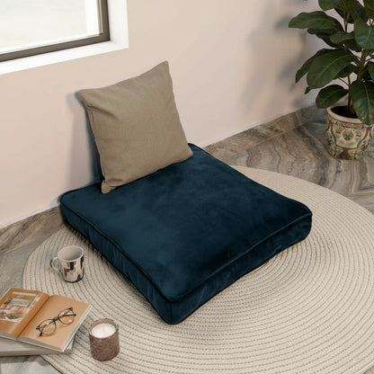 Velvet Green Floor Cushion