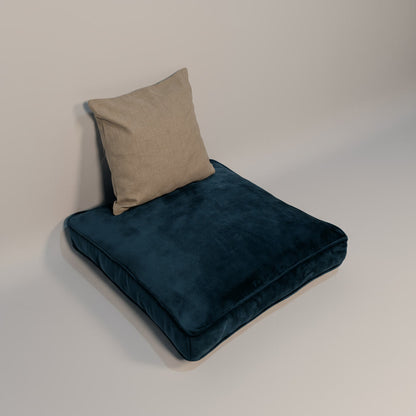 Velvet Green Floor Cushion