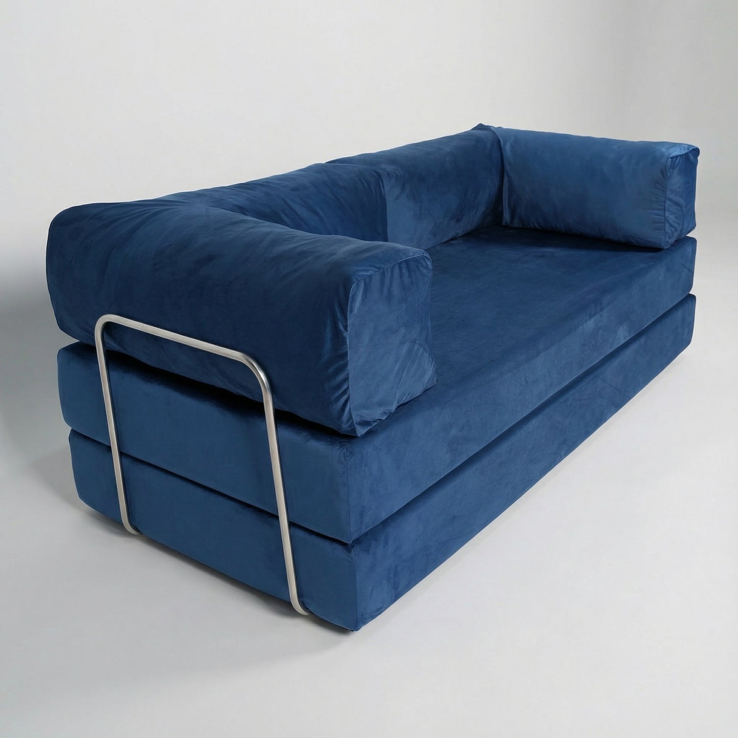 Rio Sofa in Velvet Blue (Clearance Stock)