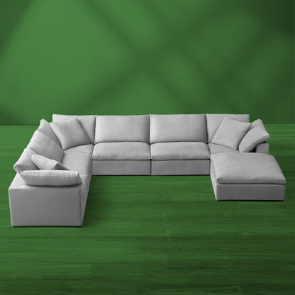 Lux Modular U-Sofa Chaise Sectional