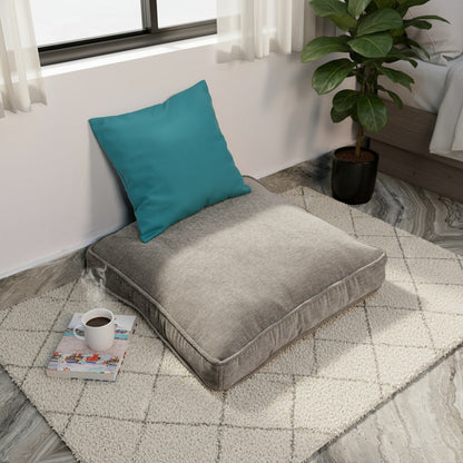Malfino Silver Floor Cushion