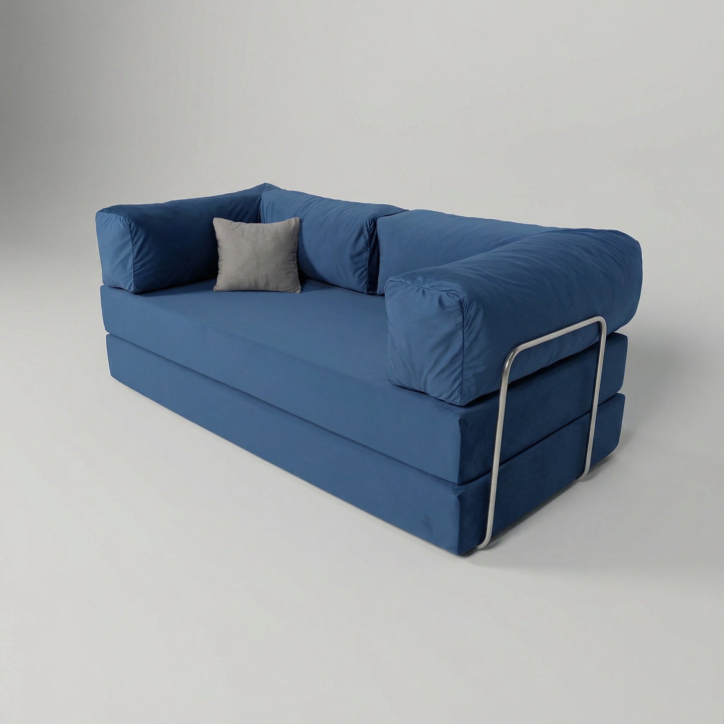 Rio Sofa in Velvet Blue (Clearance Stock)