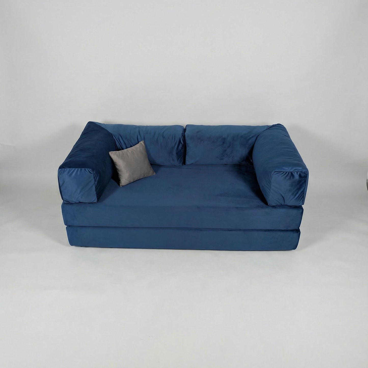 Rio Sofa in Velvet Blue (Clearance Stock)