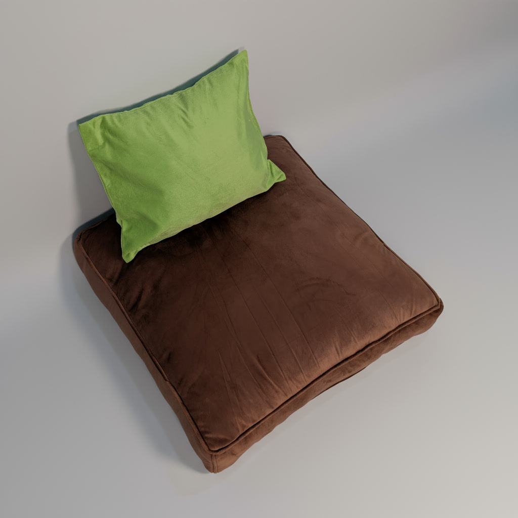 Velvet Copper Floor Cushion