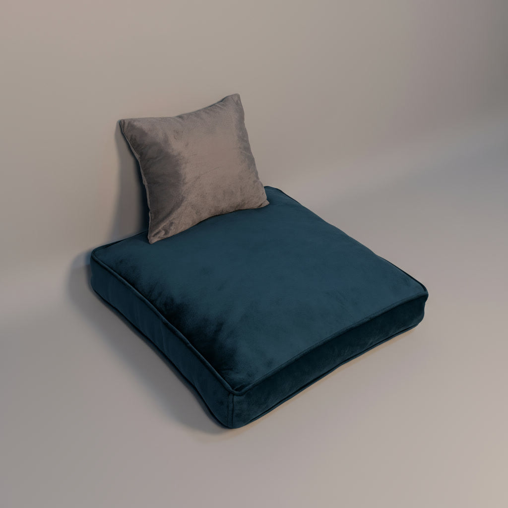 Velvet Green Floor Cushion