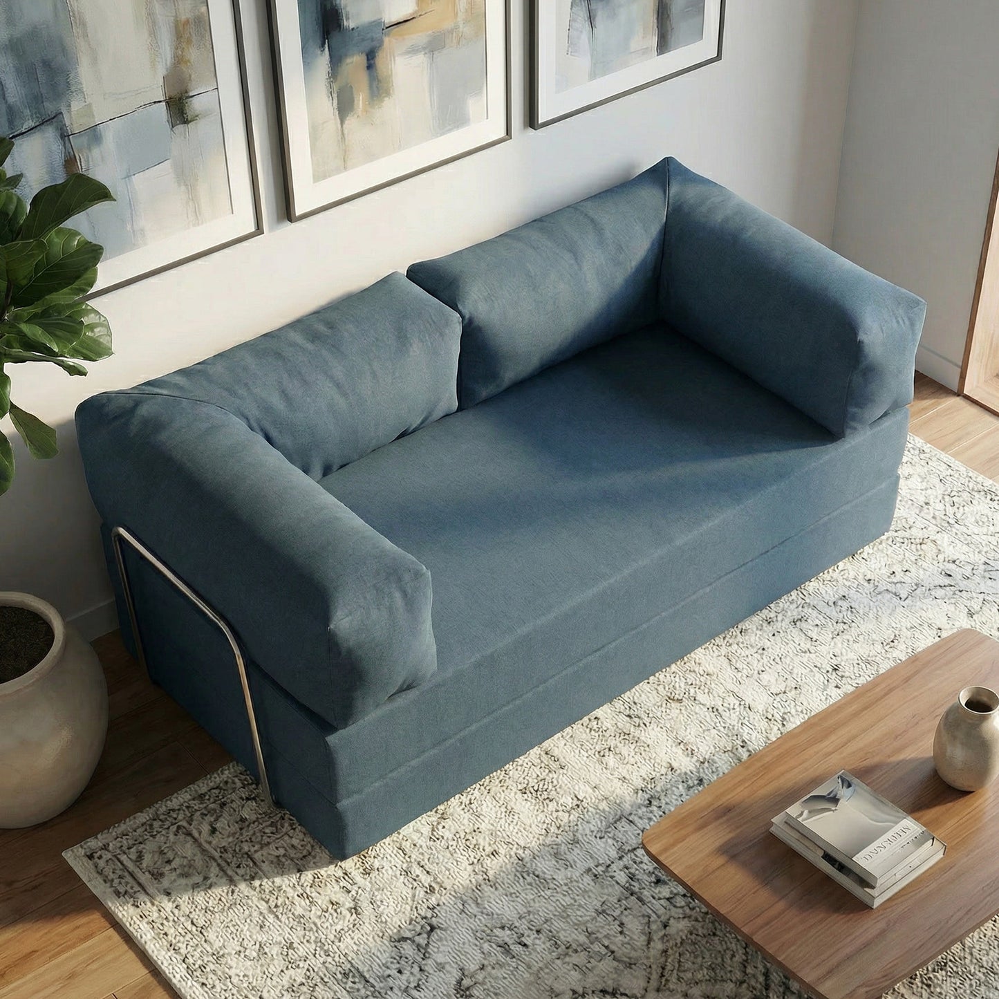 Rio Sofa in Rockford Blue (Clearance Stock)