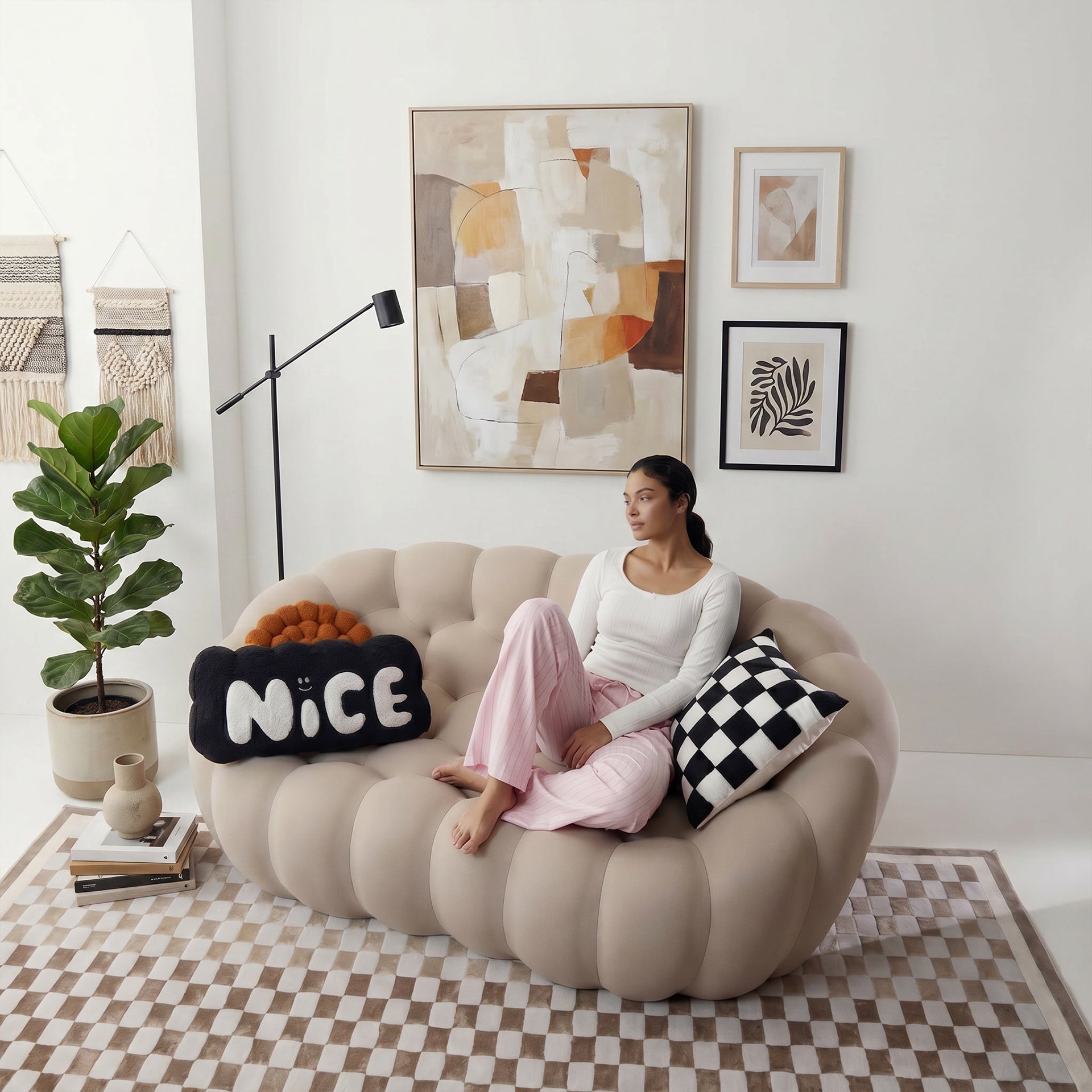 Cosmo Sofa - Two Seater — back view