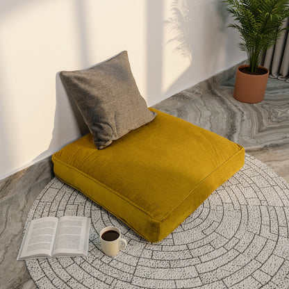 Malfino Mustard Floor Cushion